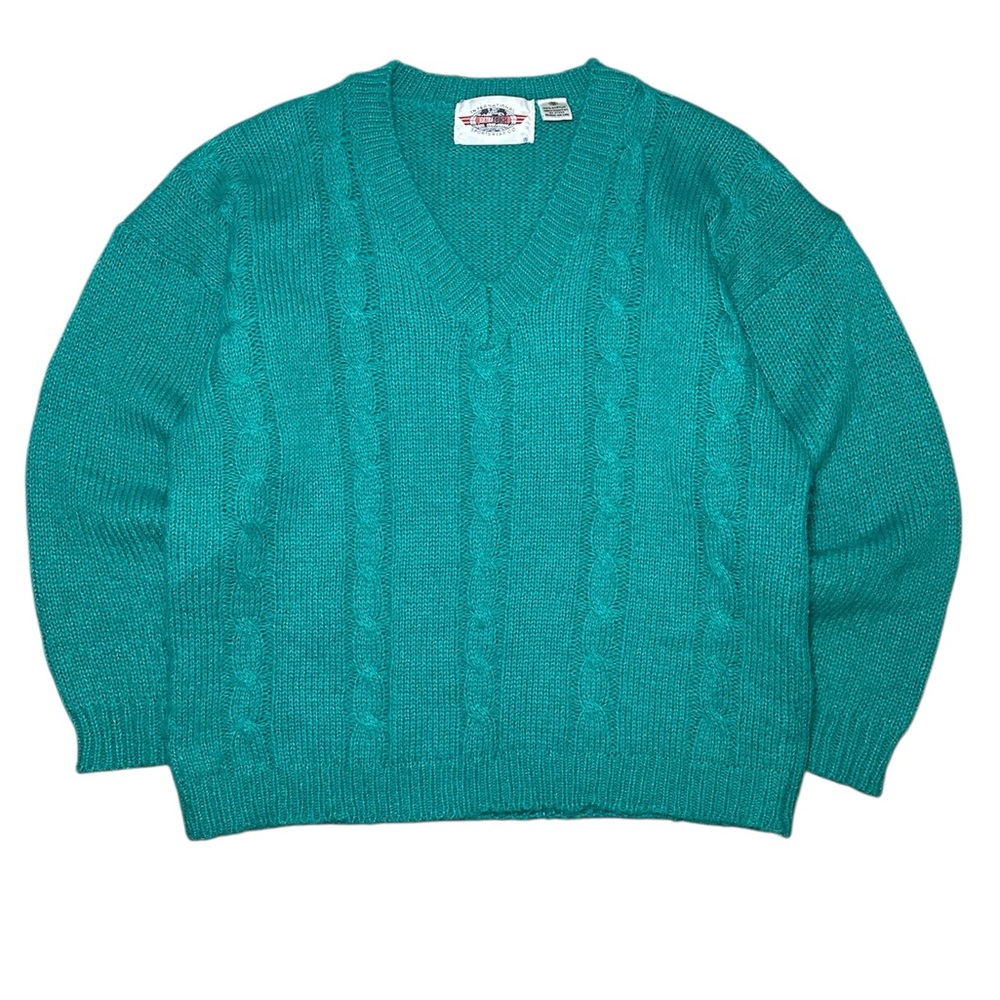 Y2K Oversized Cable Knit Sweater